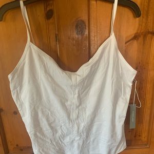 Everlane cami white bodysuit